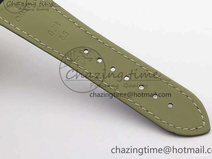 0325 De Ville Chronograph SS OMF 1:1 Best Edition White Dial On Brown Leather strap A Versatile 8111